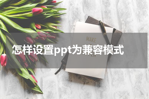怎样设置ppt为兼容模式