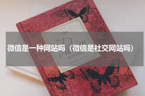 微信是一种网站吗（微信是社交网站吗）