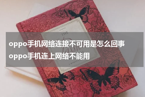oppo手机网络连接不可用是怎么回事 oppo手机连上网络不能用