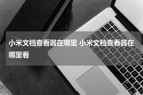 小米文档查看器在哪里 小米文档查看器在哪里看