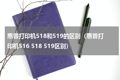 惠普打印机518和519的区别（惠普打印机516 518 519区别）