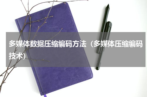 多媒体数据压缩编码方法（多媒体压缩编码技术）