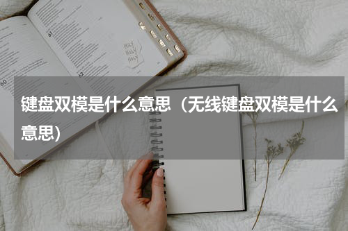键盘双模是什么意思（无线键盘双模是什么意思）