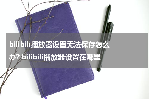 bilibili播放器设置无法保存怎么办? bilibili播放器设置在哪里