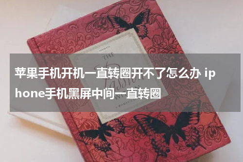 苹果手机开机一直转圈开不了怎么办 iphone手机黑屏中间一直转圈