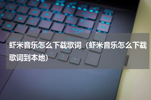 虾米音乐怎么下载歌词（虾米音乐怎么下载歌词到本地）