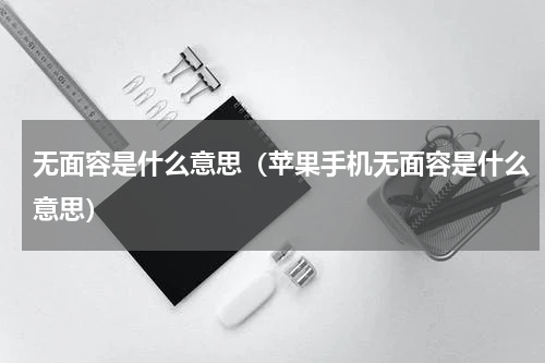 无面容是什么意思（苹果手机无面容是什么意思）