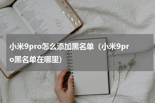 小米9pro怎么添加黑名单（小米9pro黑名单在哪里）
