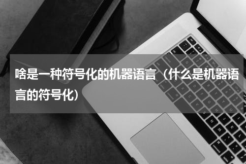 啥是一种符号化的机器语言（什么是机器语言的符号化）