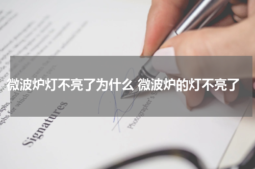 微波炉灯不亮了为什么 微波炉的灯不亮了