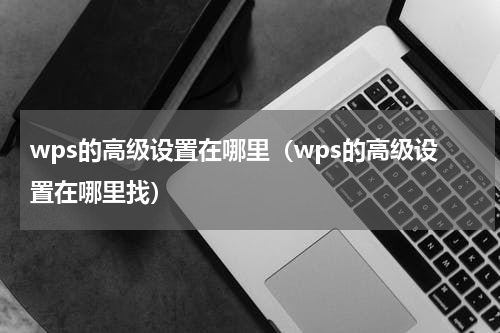 wps的高级设置在哪里（wps的高级设置在哪里找）