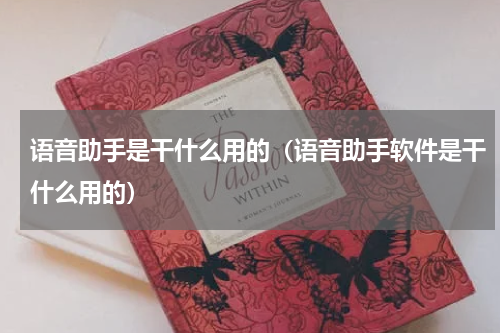 语音助手是干什么用的（语音助手软件是干什么用的）
