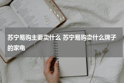 苏宁易购主要卖什么 苏宁易购卖什么牌子的家电