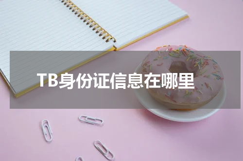 TB身份证信息在哪里