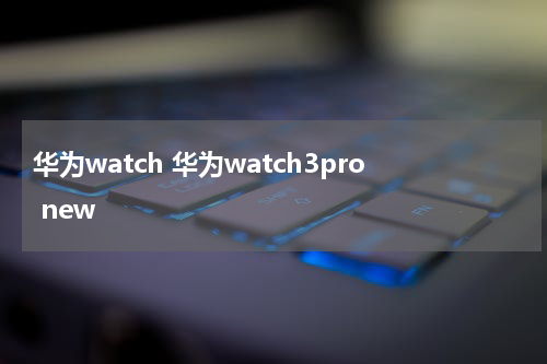 华为watch 华为watch3pro new