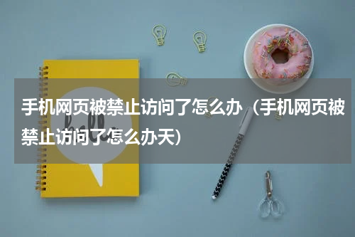 手机网页被禁止访问了怎么办（手机网页被禁止访问了怎么办天）