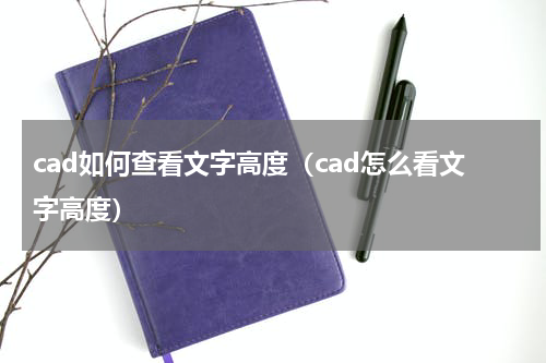 cad如何查看文字高度（cad怎么看文字高度）