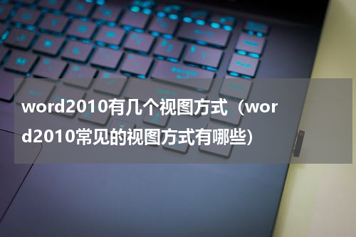 word2010有几个视图方式（word2010常见的视图方式有哪些）