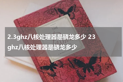 2.3ghz八核处理器是骁龙多少 23ghz八核处理器是骁龙多少
