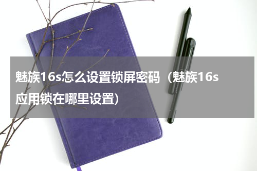魅族16s怎么设置锁屏密码（魅族16s应用锁在哪里设置）