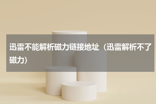 迅雷不能解析磁力链接地址（迅雷解析不了磁力）