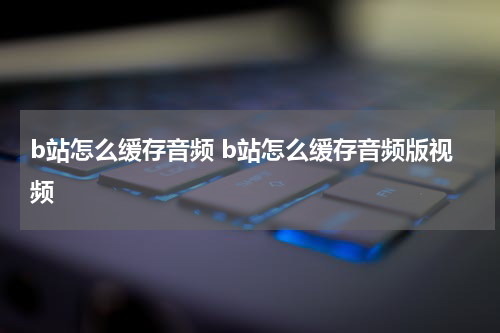 b站怎么缓存音频 b站怎么缓存音频版视频