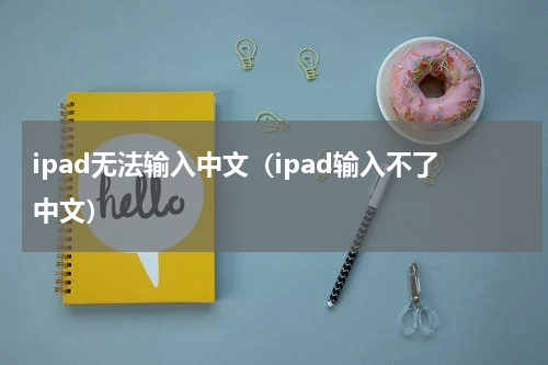 ipad无法输入中文（ipad输入不了中文）