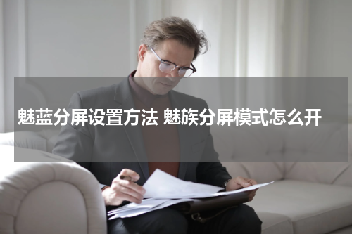 魅蓝分屏设置方法 魅族分屏模式怎么开