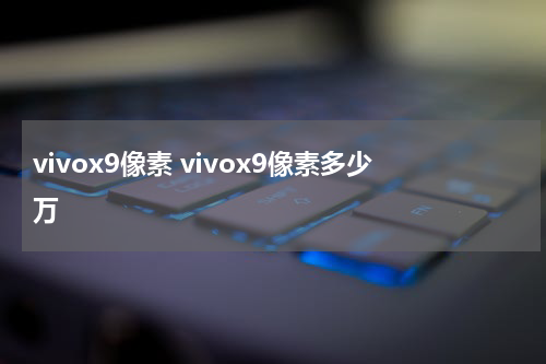 vivox9像素 vivox9像素多少万