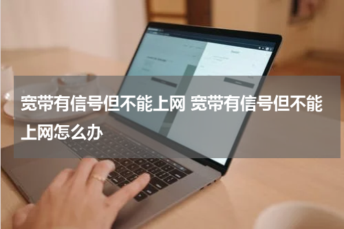 宽带有信号但不能上网 宽带有信号但不能上网怎么办