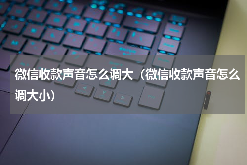 微信收款声音怎么调大（微信收款声音怎么调大小）