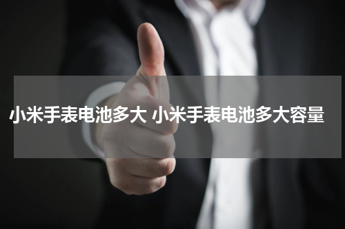 小米手表电池多大 小米手表电池多大容量