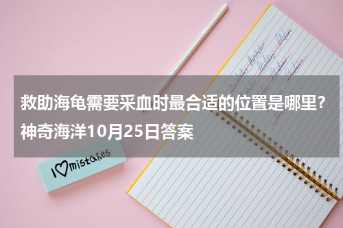 救助海龟需要采血时最合适的位置是哪里？神奇海洋10月25日答案