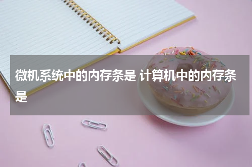 微机系统中的内存条是 计算机中的内存条是