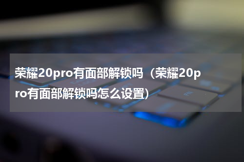 荣耀20pro有面部解锁吗（荣耀20pro有面部解锁吗怎么设置）