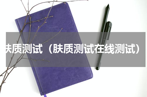 肤质测试（肤质测试在线测试）