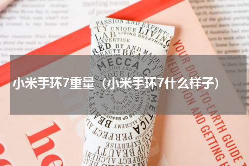 小米手环7重量（小米手环7什么样子）