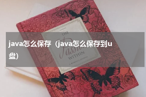 java怎么保存（java怎么保存到u盘）
