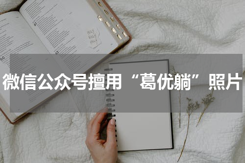微信公众号擅用“葛优躺”照片