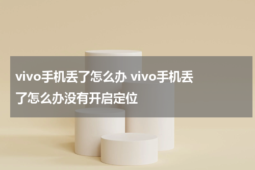 vivo手机丢了怎么办 vivo手机丢了怎么办没有开启定位