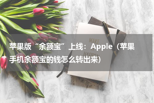 苹果版“余额宝”上线：Apple（苹果手机余额宝的钱怎么转出来）