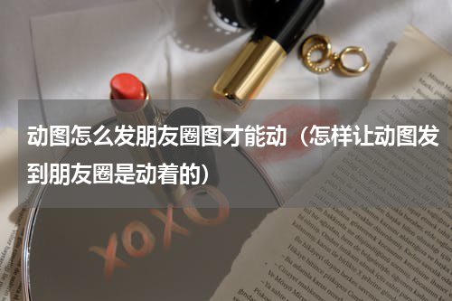 动图怎么发朋友圈图才能动（怎样让动图发到朋友圈是动着的）