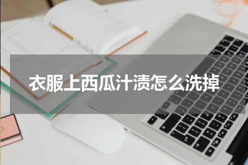 衣服上西瓜汁渍怎么洗掉