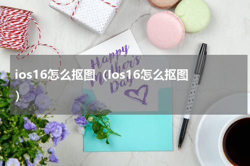 ios16怎么抠图（Ios16怎么抠图）