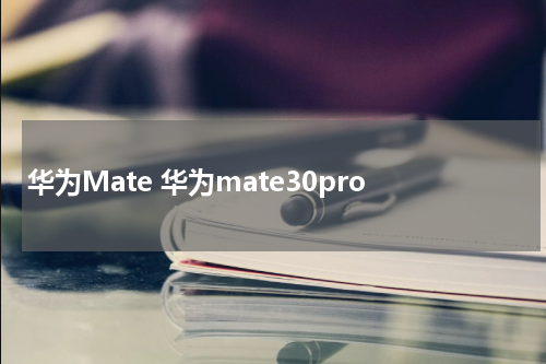 华为Mate 华为mate30pro