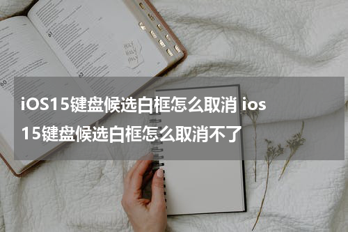iOS15键盘候选白框怎么取消 ios15键盘候选白框怎么取消不了