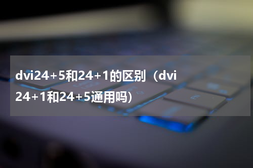 dvi24+5和24+1的区别（dvi24+1和24+5通用吗）