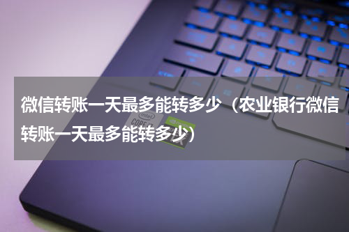 微信转账一天最多能转多少（农业银行微信转账一天最多能转多少）