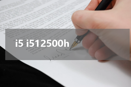 i5 i512500h