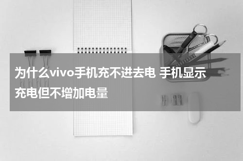 为什么vivo手机充不进去电 手机显示充电但不增加电量